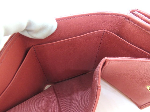 CHANEL シャネル 小物 サイフ 三つ折り財布 マトラッセディズ CHANEL シャネル 小物 サイフ 三つ折り財布 マトラッセディズ