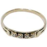 JEWELRY　ノンブランドジュエリー　リング　指輪　K18　D　ダイヤモンド　約1.4g　11.5号　2145000246947【２０８】