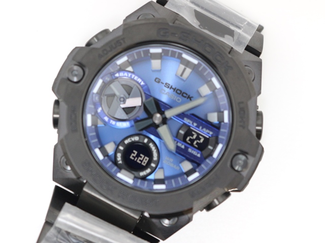 CASIO カシオ G-SHOCK G-STEEL GST-B400BD-1A2JF ブルー文字盤 SS/樹脂