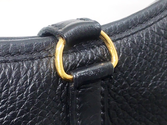 エルメス トリム 31 ブラック 黒 レザー ショルダーバッグ 〇Z刻印 エルメス(HERMES)エルメス トリム31 ショルダーバッグ