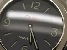 P番　PANERAI　パネライ　時計　ルミノール ベース　PAM00112　ブラック文字盤　SS/クロコダイルレザー　手巻き　メンズ　M