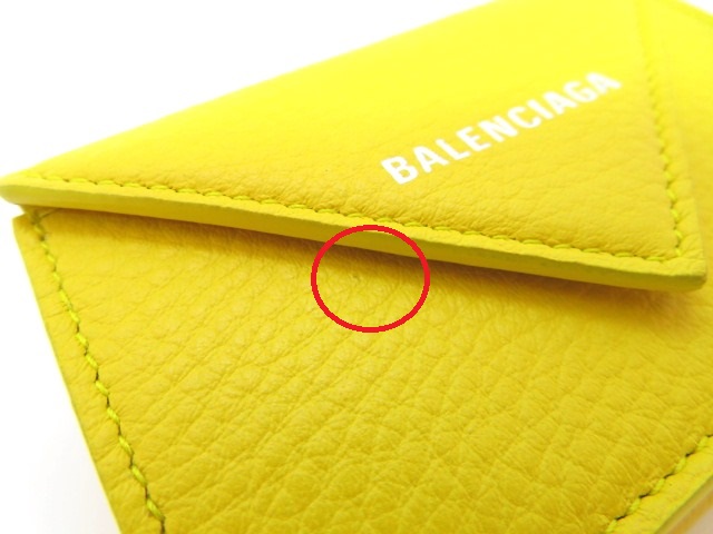 BALENCIAGA バレンシアガ 小物 サイフ ペーパーミニウォレット