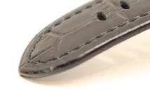 P番　PANERAI　パネライ　時計　ルミノール ベース　PAM00112　ブラック文字盤　SS/クロコダイルレザー　手巻き　メンズ　M