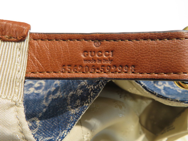 GUCCI グッチ GGデニム ベースボール キャップ ブルー ブラウン GUCCI グッチ GGデニム ベースボール キャップ ブルー ブラウン