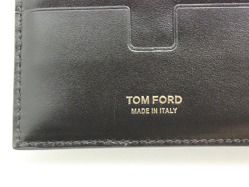 TOM FORD トムフォード 財布 二つ折マネークリップ ブラック