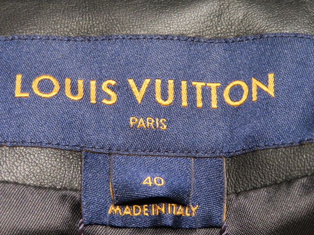 LOUIS VUITTON ルイヴィトン モノグラムフラワー レザー ダウン