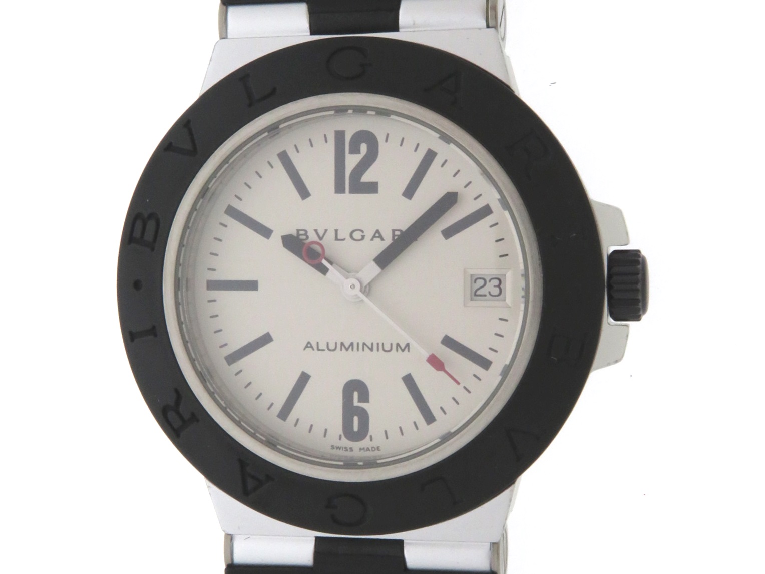 BVLGARI アルミニウム クロノグラフ AC38TA メンズ腕時計