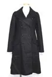 Dior　ディオール　衣類　ロングコート　レディース34　ブラック　カシミヤ/ウール　2120500191683　【200】