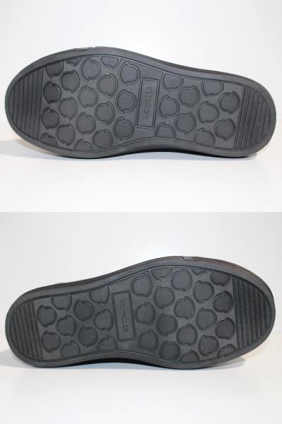 MONCLER モンクレール スニーカー メンズ41 ブラック レザー MONCLER モンクレール スニーカー メンズ41 ブラック レザー