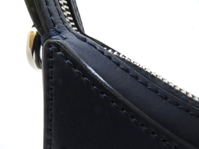 VALENTINO ヴァレンティノ VLTN ホーボーバッグ ネイビー レザー 1Y2B0B62WJW【430】2148103706332