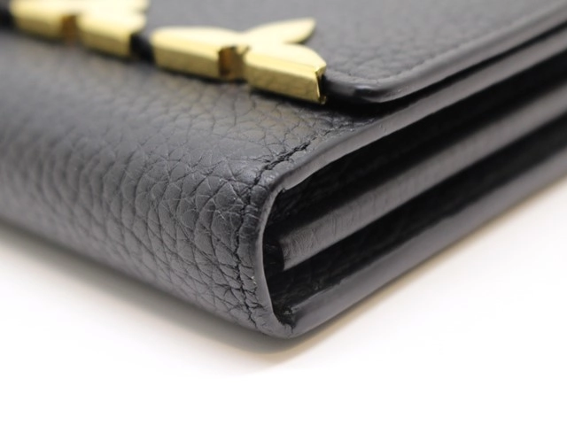 LOUIS VUITTON ルイヴィトン 財布 ポルトフォイユ・カプシーヌ トリヨン ノワール M64551 参考定価:¥228,800- (2147100542523) 【200】