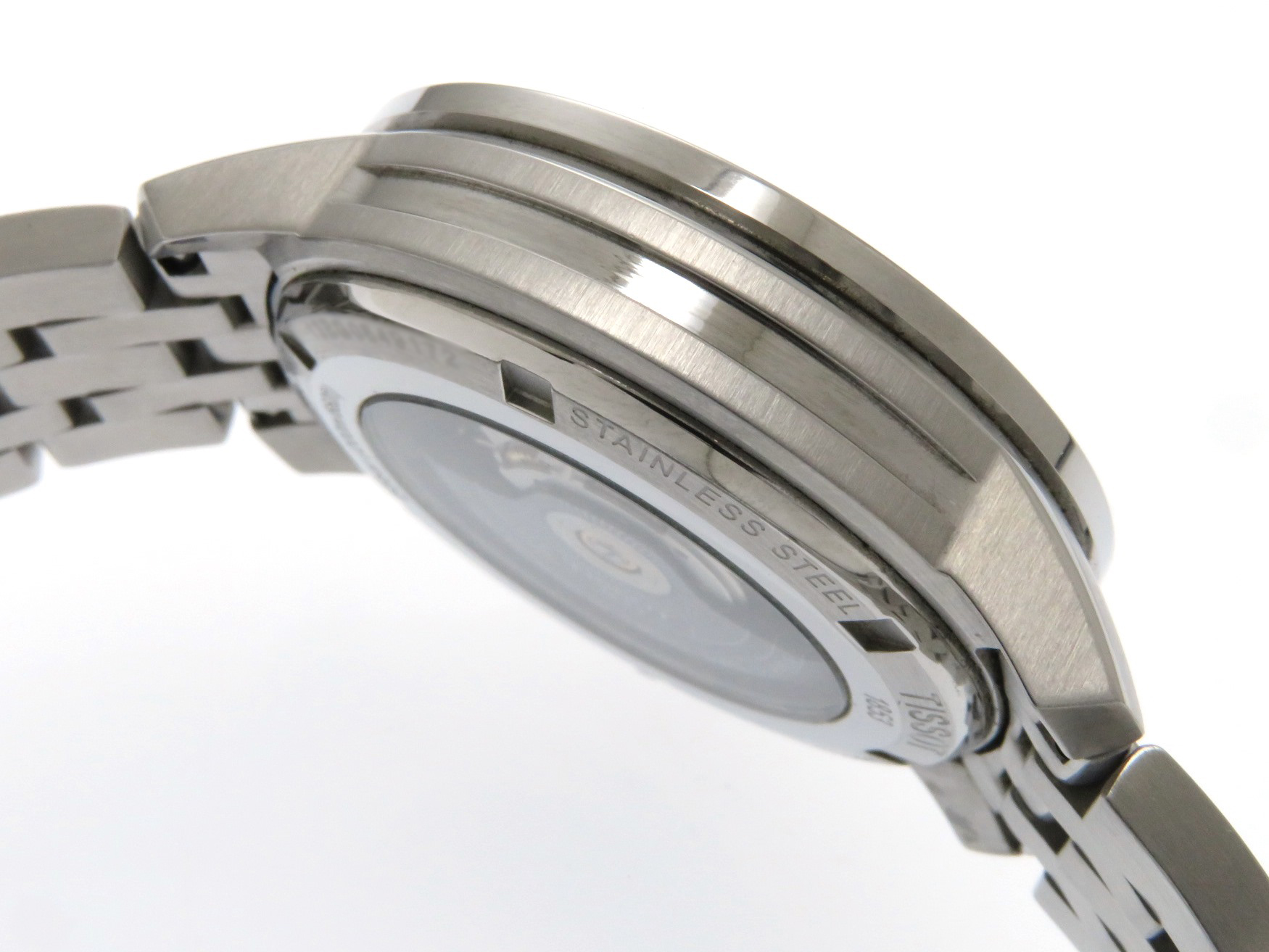 TISSOT 自動巻き T055430A TISSOT/ティソ】 パワーマチック80 T055430A 裏スケ 腕時計