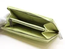 BOTTEGA VENETA ボッテガ・ヴェネタ 財布 カセットジップアラウンドウォレット ライムイエロー レザー 690945 (2143100498358) 【200】