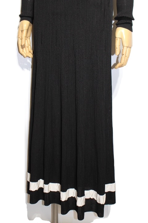 CHANEL シャネル ロングワンピース ドレス P70519K10046 レディース34