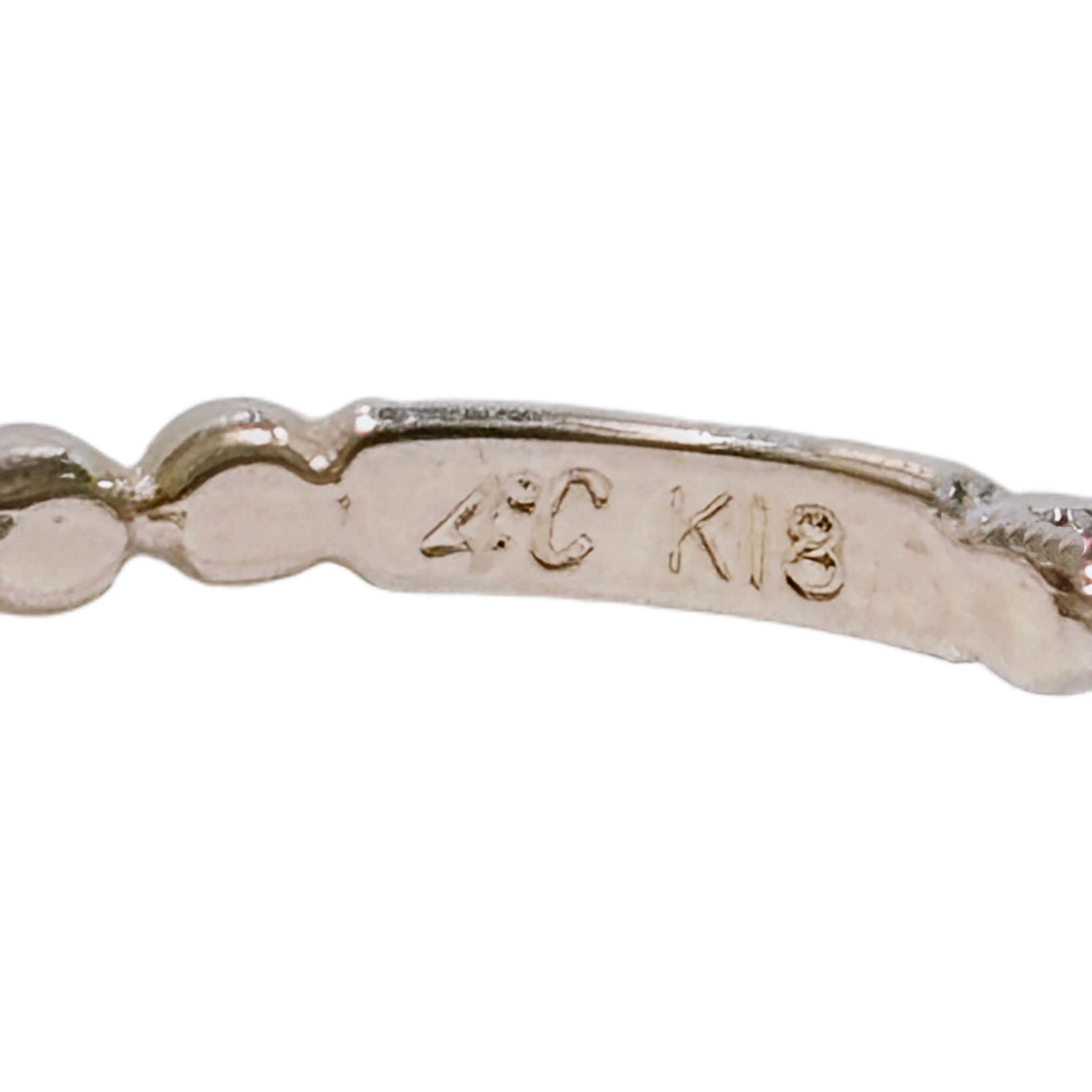 4℃　ヨンドシー　リング　指輪　K18　R　ルビー　約1.6g　10号　2141300448890【２０８】