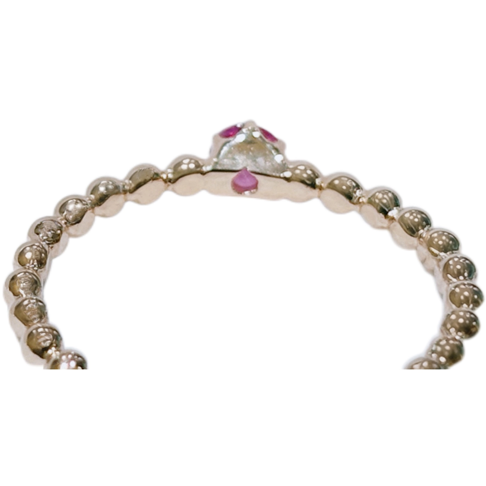 4℃　ヨンドシー　リング　指輪　K18　R　ルビー　約1.6g　10号　2141300448890【２０８】