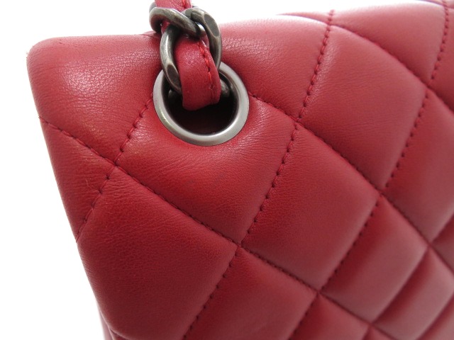 CHANEL シャネル ショルダーバッグ 赤 - 4500124S0038 CHANEL シャネル ミニマトラッセ チェーンショルダー キャビア