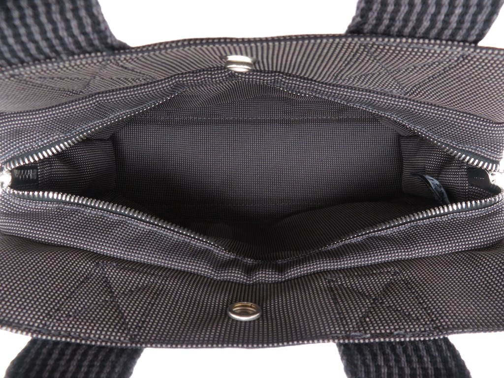 HERMES エルメス エールライントートPM グレー SV キャンバス