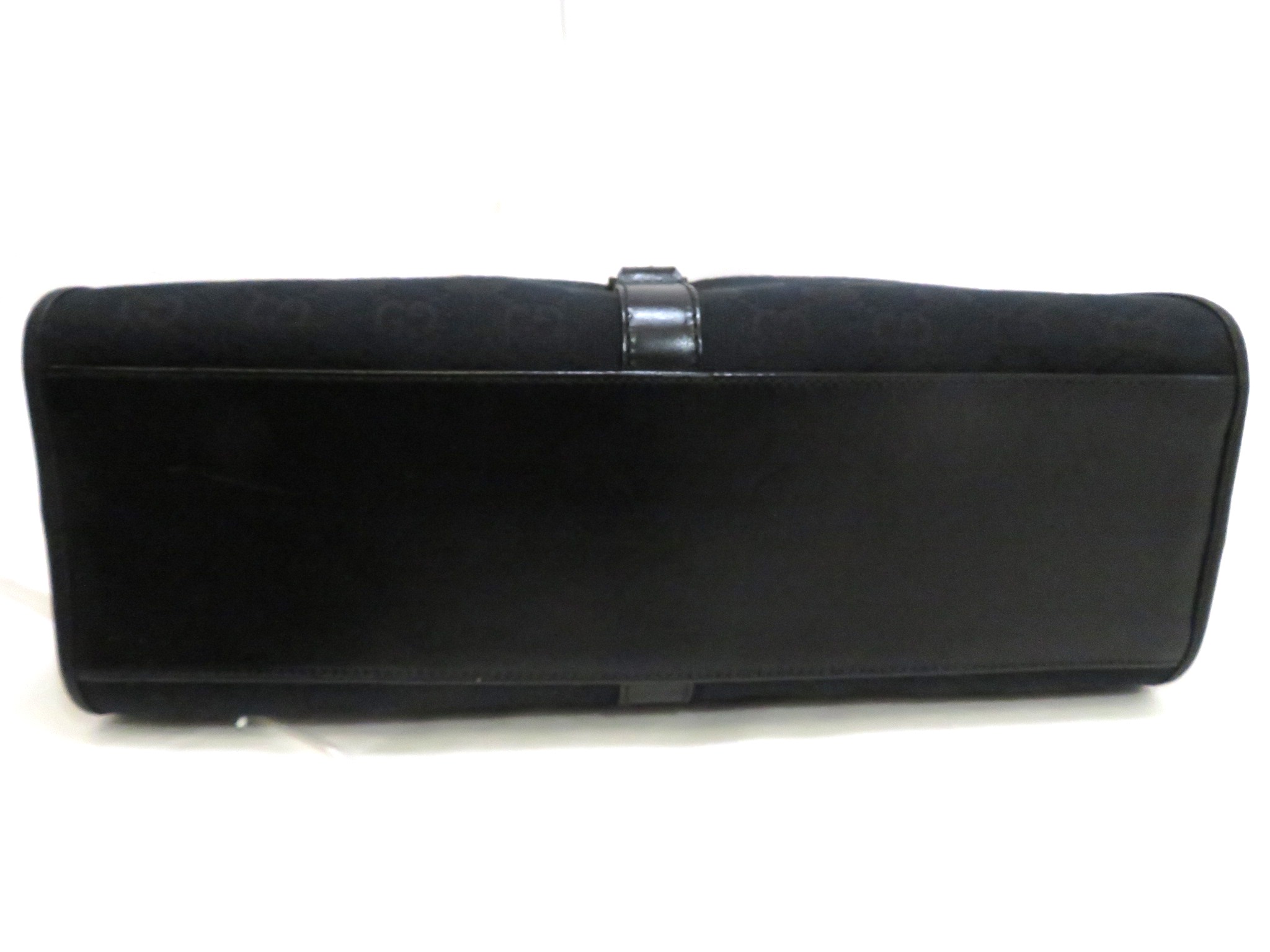 【美品】GUCCI グッチ ジャッキー ブラック GGキャンバス GUCCI グッチ ジャッキーバッグ 002・1067 GGキャンバス/レザー