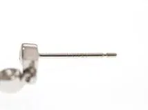 JEWELRY MAKI ジュエリーマキ ピアス K18 ホワイトゴールド ダイヤモンド 0.19カラット 4.8g【473】