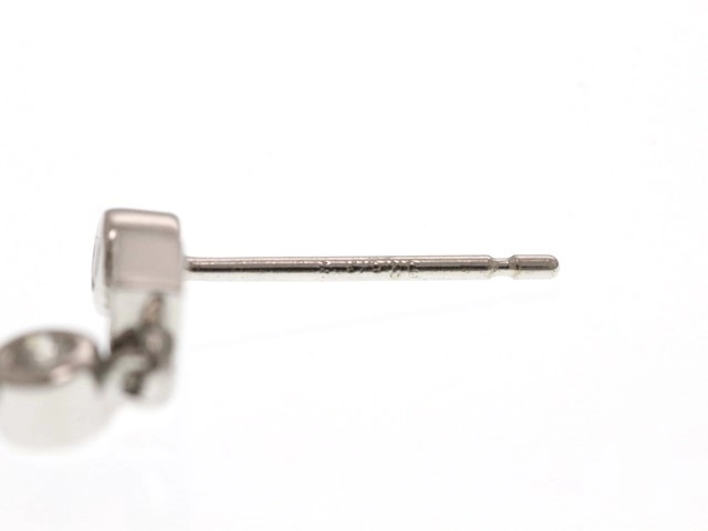 JEWELRY MAKI ジュエリーマキ ピアス K18 ホワイトゴールド ダイヤモンド 0.19カラット 4.8g【473】