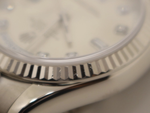 K番　ROLEX　ロレックス　時計　デイデイト　118239A　シルバー文字盤　WG　自動巻き　メンズ