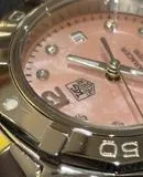 TAG HEUER タグホイヤー アクアレーサー WAF141A.BA0824 SS ステンレススチール ピンクシェル 10Pダイヤモンド クォーツ 【460】2148103767920
