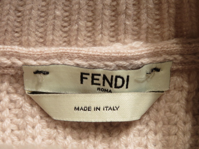 FENDI フェンディ ニット ワンピース レディース 40 ピンクベージュ