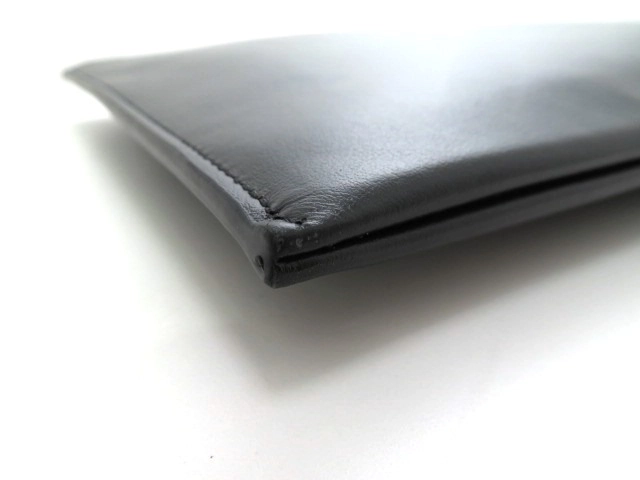 SAINT LAURENT サンローラン クラッチバッグ ブラック カーフ【473】