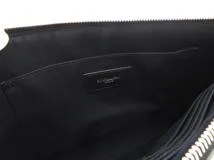 SAINT LAURENT サンローラン クラッチバッグ ブラック カーフ【473】