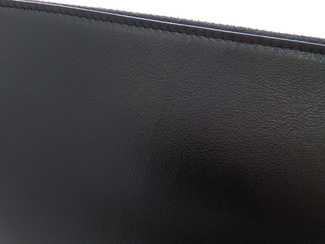 SAINT LAURENT サンローラン クラッチバッグ ブラック カーフ【473】