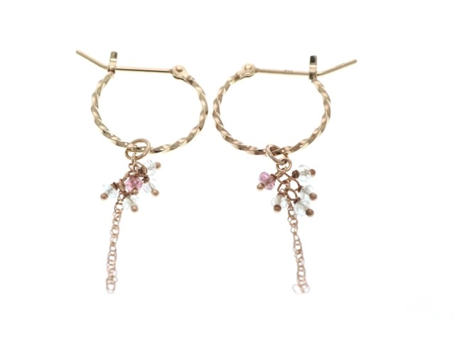 agete ピアス アガット k10 ピンクゴールド agete アガット ピアス K10