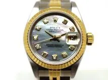 P番 ROLEX ロレックス デイトジャスト 79173G YG/SS ホワイト