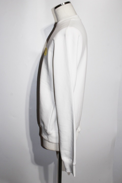 Dior　ディオール　トップス　トレーナー　メンズM　ホワイト　コットン　刺繡　113J699A0531　（2148103380051）【200】