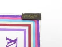 LOUIS VUITTON　ルイ・ヴィトン　衣類品　カレ・モノグラム　マルチカラー　ブロン　シルク　M71917　【431】2141000292991