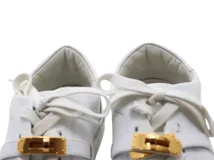 HERMES エルメス 靴 デイケリースニーカー レディース36.5(約23.5cm) ホワイト/PGP レザー 参考定価:￥229,900- (2148103801471) 【200】