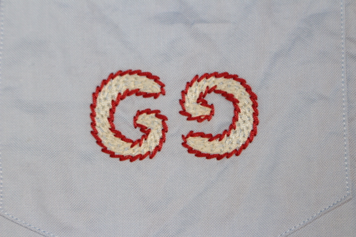 GUCCI グッチ GGエンブロイダリー付き コットンオックスフォード
