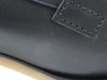 HERMES エルメス 靴 ヒール付きローファー レディース37ハーフ(約24～24,5cm) ブラック/SV レザー (2148103801167) 【200】