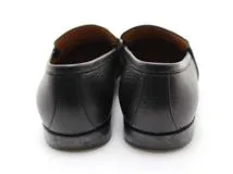 GUCCI グッチ 靴 ホースビットローファー メンズ39ハーフ(約24.5cm) ブラック レザー 190004 (2148103802973)【432】