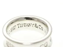 TIFFANY＆CO ティファニー ジュエリー 1837 リング ミディアム シルバー 9号 7.4g【473】