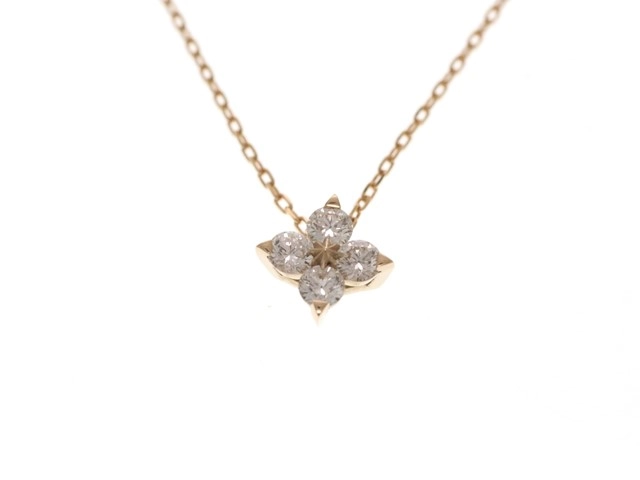STAR JEWELRY スタージュエリー ネックレス K18 ピンクゴールド 