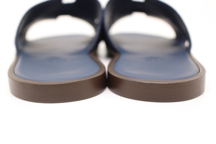 希少 Hermes エルメス イズミール サンダル ブルー レザー 28cm相当 ☆名作・極上品☆ エルメス HERMES イズミール 極上レザー