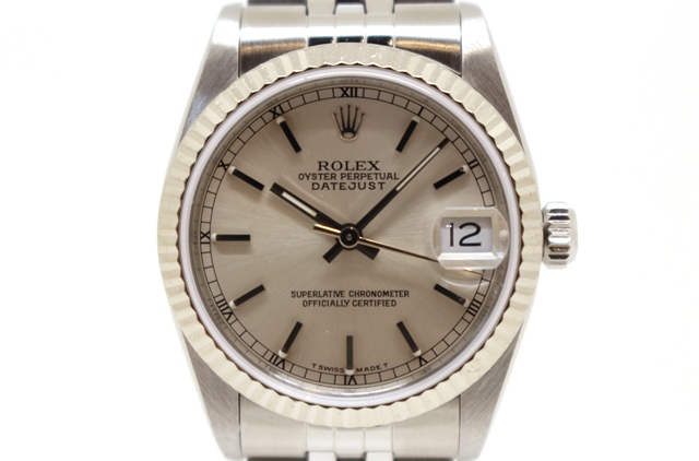 ロレックス ROLEX デイトジャスト 68274 SS WG ボーイズ - 時計