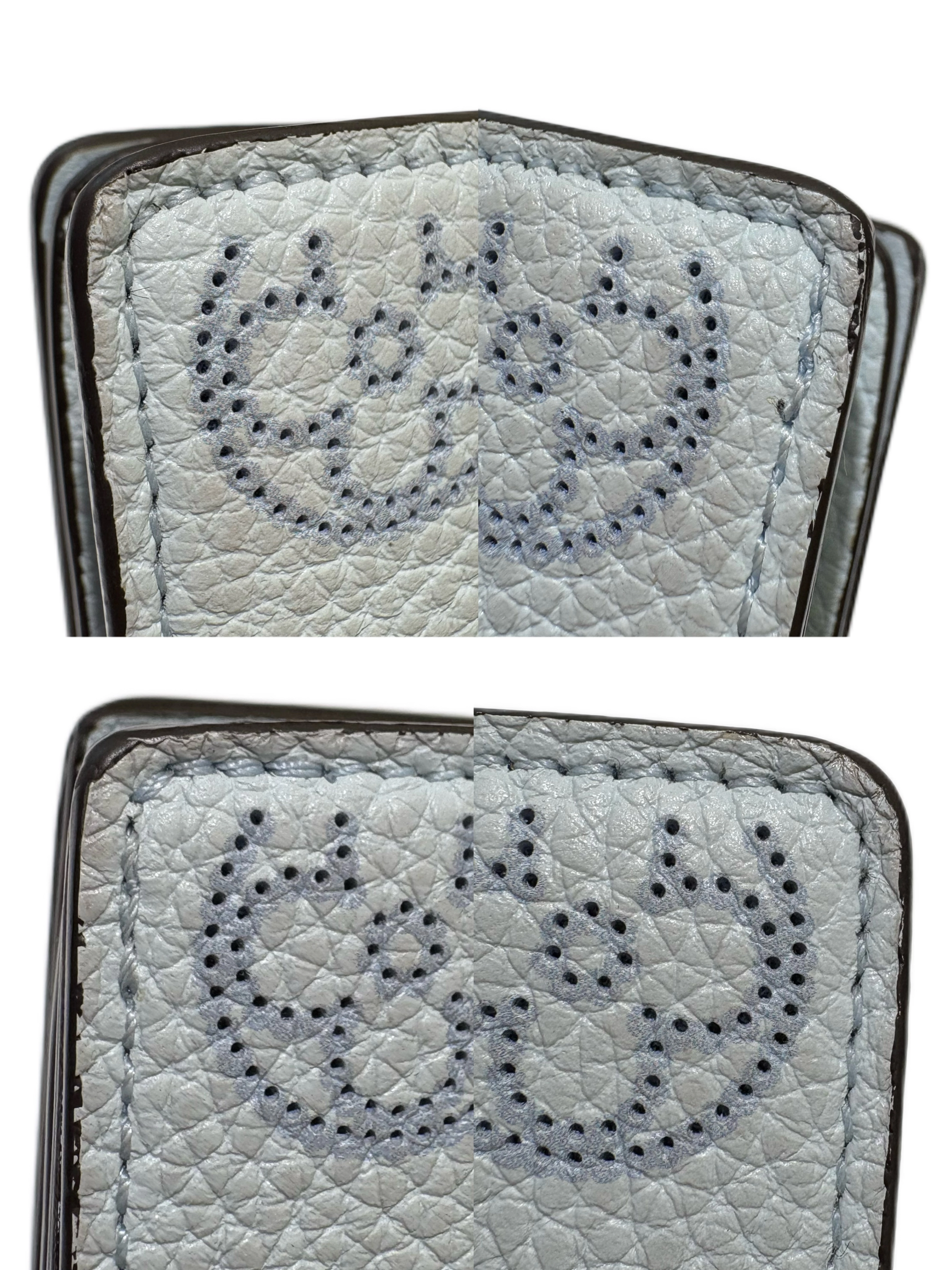 LOUIS VUITTON ルイヴィトン ポルトフォイユ･クレア マヒナ ライトブルー M82330 2143000726193 【432】