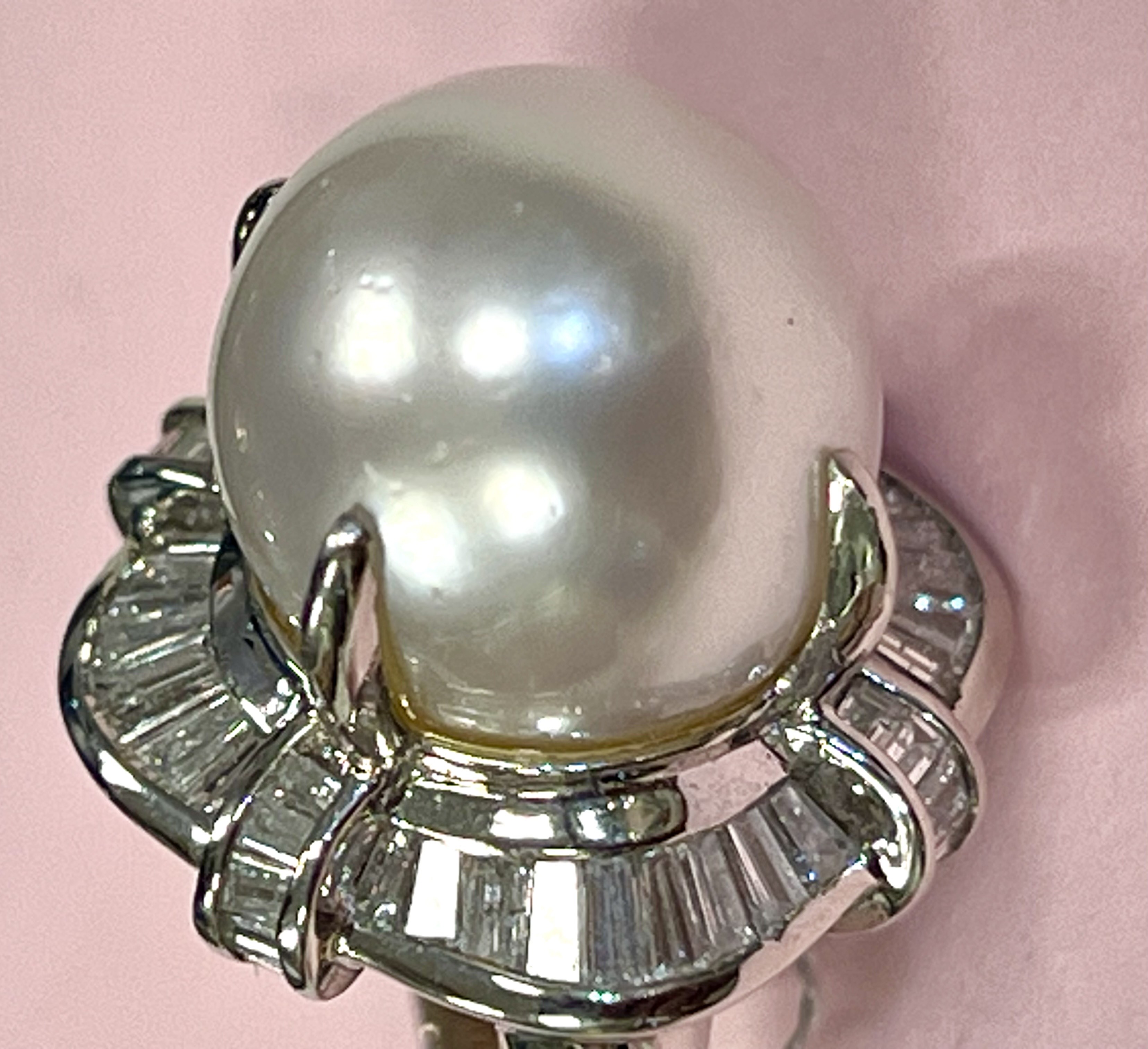 TASAKI】タサキ『PT900 パール9.1mm ダイヤモンド0.06ct リング