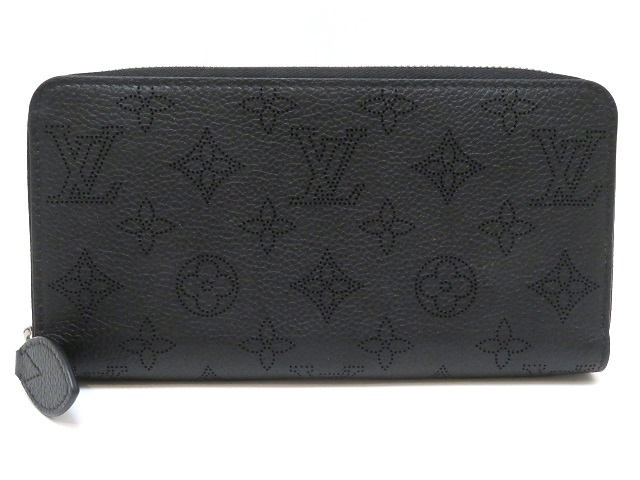 【箱付き】LOUIS VUITTON マヒナ ジッピーウォレット ノワール LOUIS VUITTON - ジッピー・ウォレット ノワール マヒナ