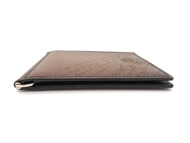 Berluti ベルルッティ フィギュア スクリットレザー ウォレット マネークリップ ヴェネチアレザー【473】