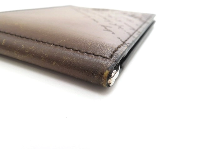 Berluti ベルルッティ フィギュア スクリットレザー ウォレット マネークリップ ヴェネチアレザー【473】