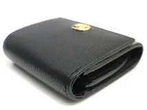 ＧＵＣＣＩ　グッチ　ＧＧスプリーム　ＧＧマーモントミディアムウォレット　ブラック／ベージュ　　二つ財布【471】