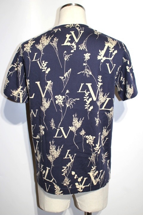 Louis Vuitton ルイヴィトン LVリーフディスチャージTシャツ メンズXS